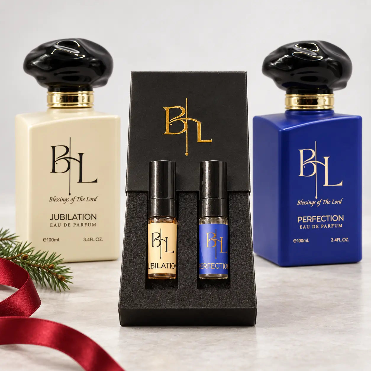 BOTL Christian perfume discovery gift set for her with 3ml samples